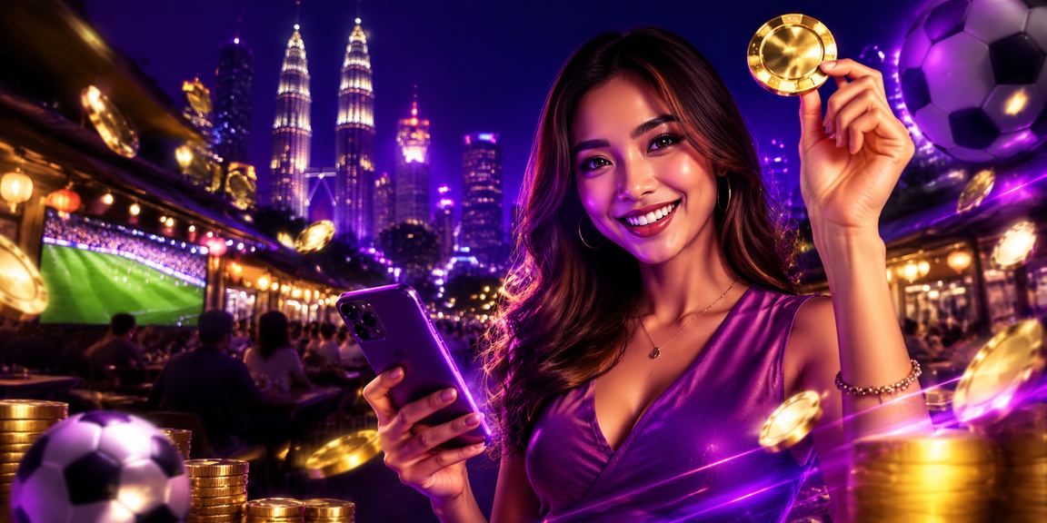 Pemain Malaysia menggunakan telefon untuk mengakses tip pertaruhan sukan di t500